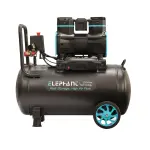 Elephant 2 HP Oil Free & Noiseless Air Compressor 50 Litre 100% Aluminium Winding with Air Blow Gun ABG-04, PU Pipe and Fittings.(AC50DC-AL-ABG04)
