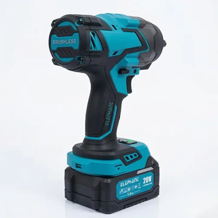 Elephant Heavy Duty 20V Cordless Impact Wrench with 2 Batteries | Build-In LED Lights | Forward & ReverseSwitch BW-1000