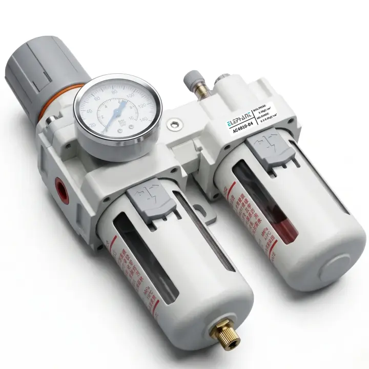 Elephant 1/2″ inch Filter regulator & lubricator – (FRL-AC-4010-04) (Pack of 1)