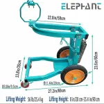 Elephant Movable Trolley for Air Impact Wrench With 4-WheelsPLUS