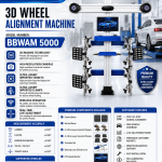 3D Wheel Alignment Machine BBWAM 5000