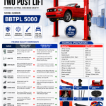 Two Post Lift BBTPL 5000