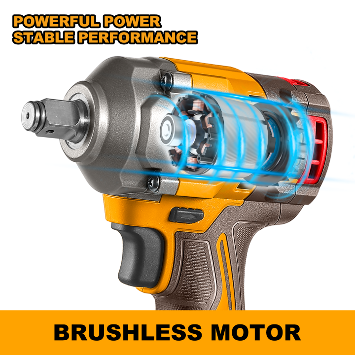 INGCO Cordless Impact Wrench 405Nm  2 Pcs combo kit COSLI23056