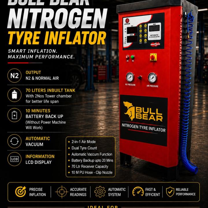 Bull Bear Nitrogen Tyre Inflator BBNTI7000-P