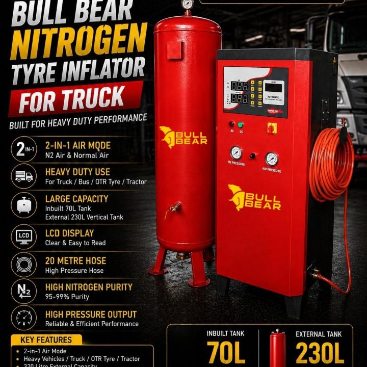 Bull Bear Nitrogen Tyre Inflator for Truck BBNTI2000TR
