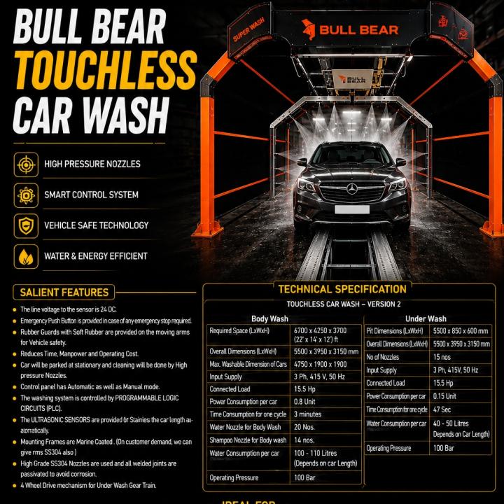 Bull Bear Touchless Car Wash BBTCW5000