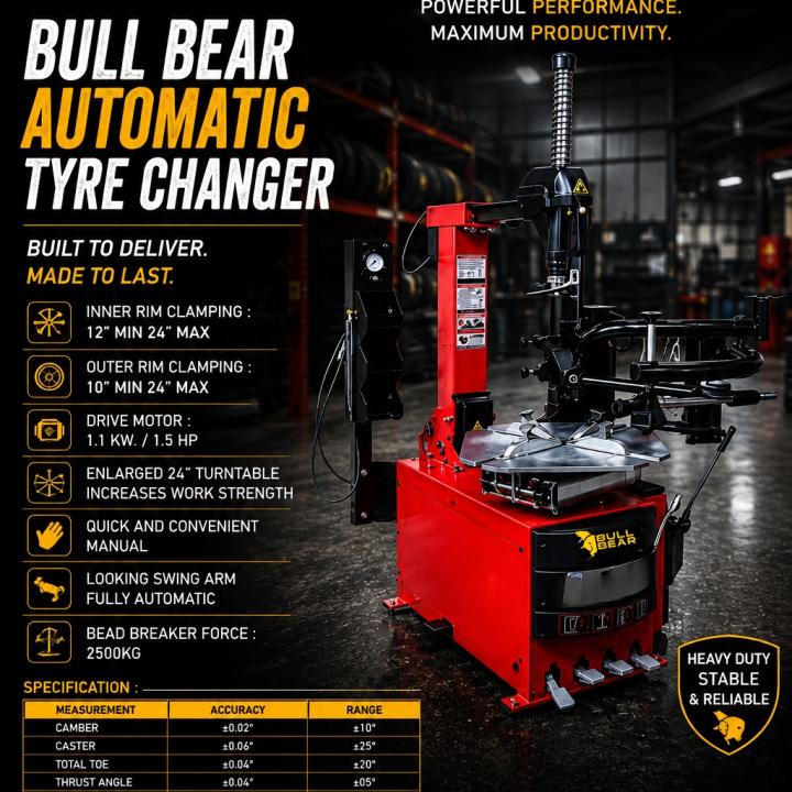 Bull Bear Automatic Tyre Changer BBATC8000RFT