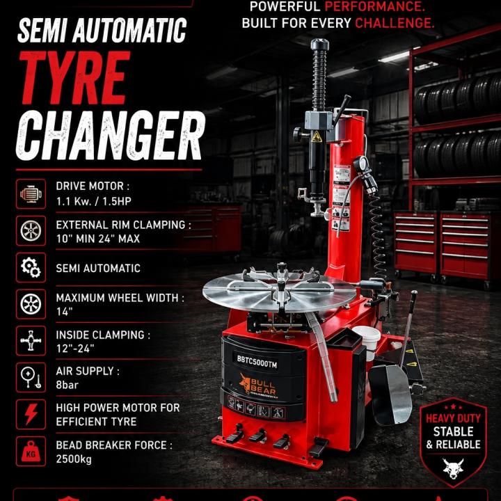 Bull Bear Semi Automatic Tyre Changer BBTC5000TM