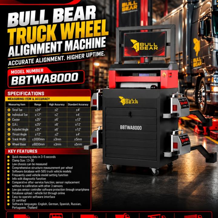 Bull Bear Truck Wheel Alignment Machine BBTWA8000