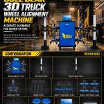 Bull Bear 3D Truck Wheel Alignment Machine BBTWA9000